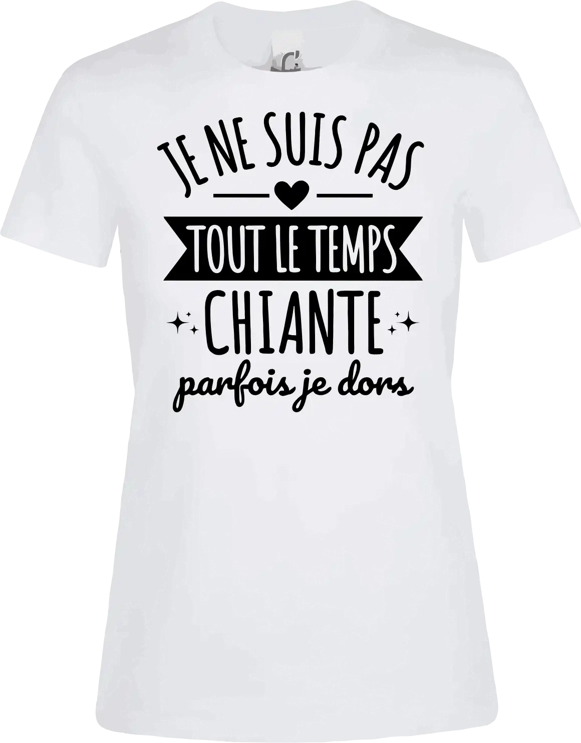 Je ne suis pas tout le temps chiante recto Je ne suis pas tout le temps chiante recto